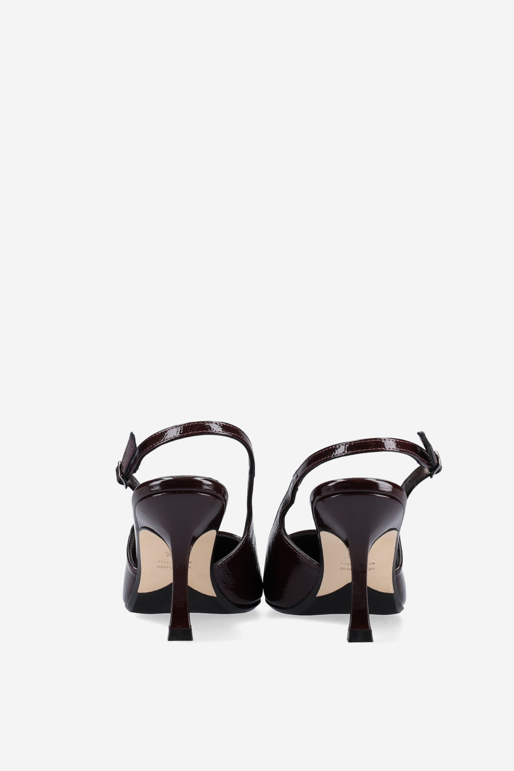 A little more patent leather slingbacks