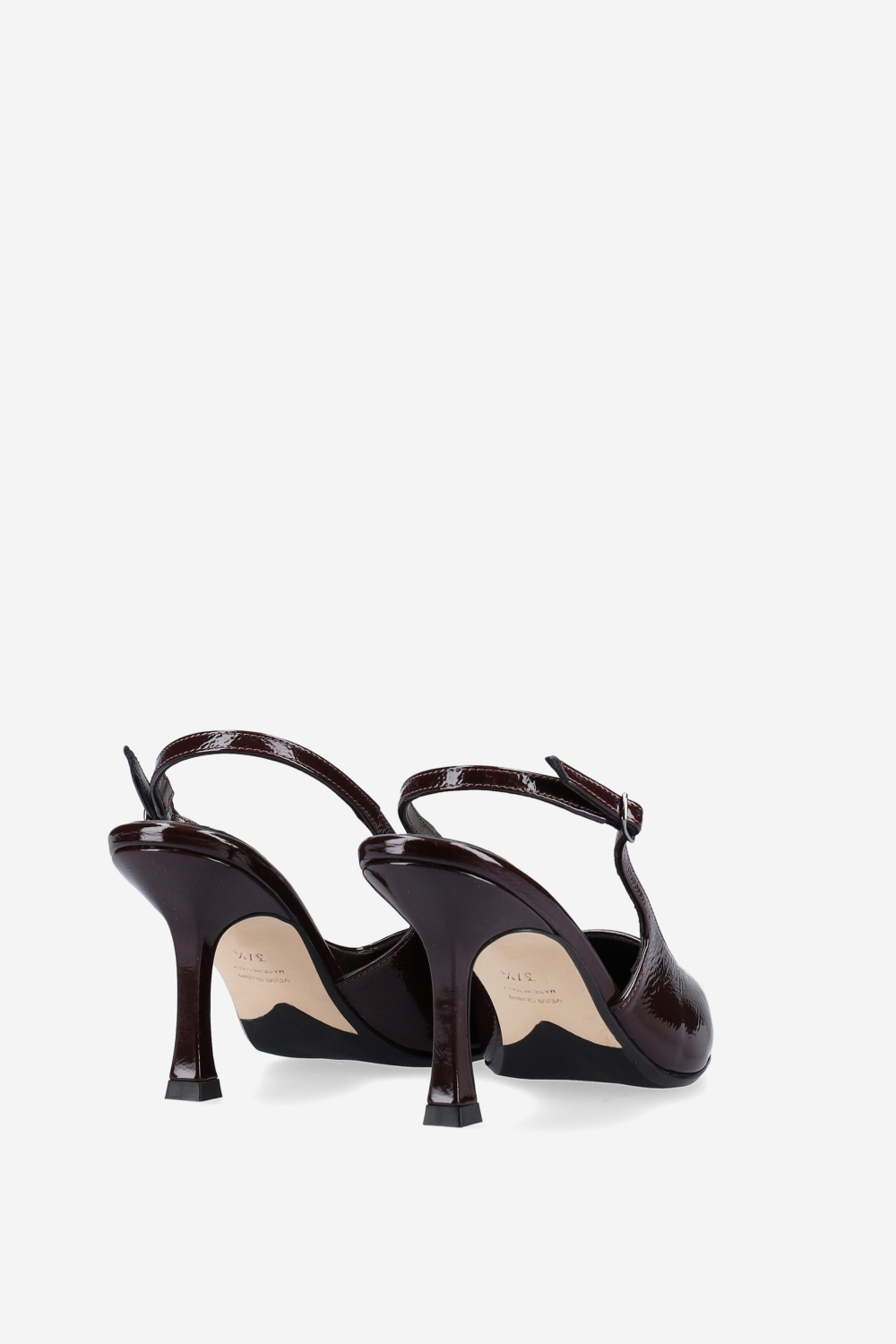 A little more patent leather slingbacks