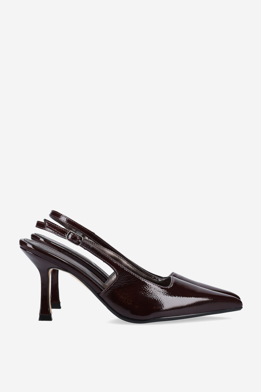 A little more patent leather slingbacks