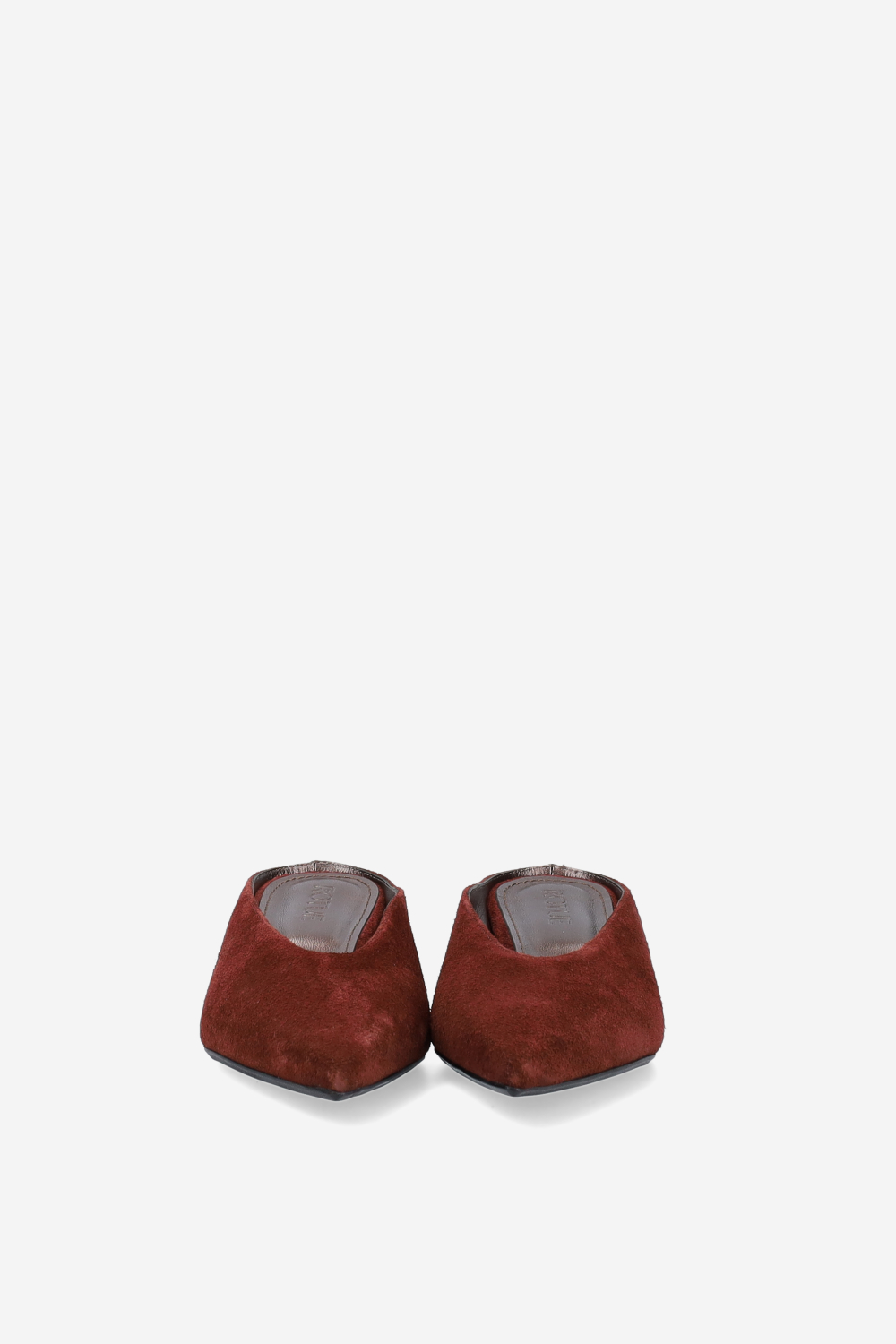 Ordinary suede mules