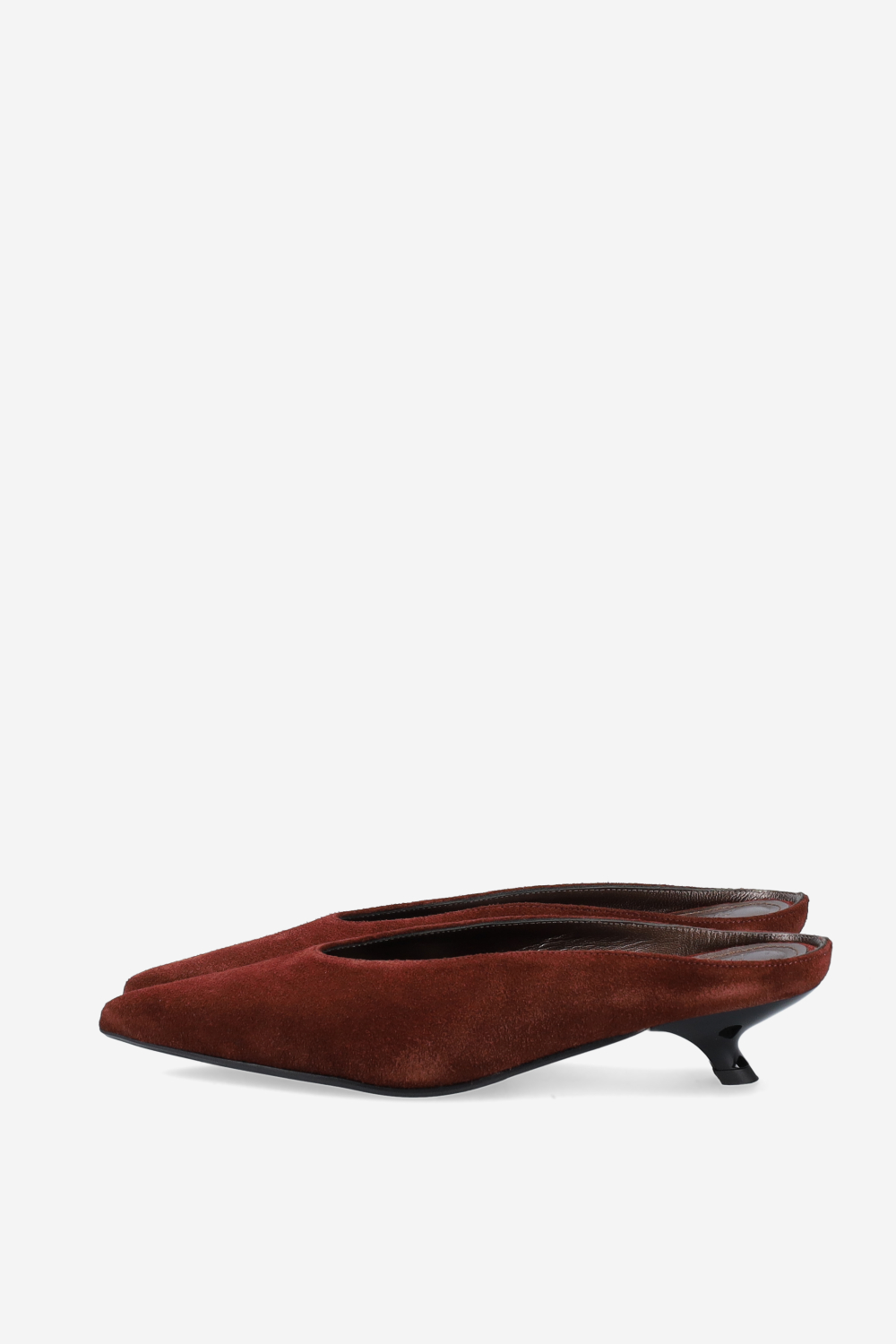 Ordinary suede mules