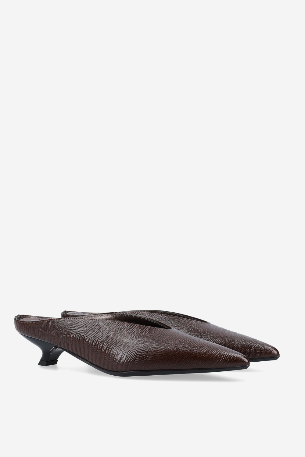 Ordinary leather mules