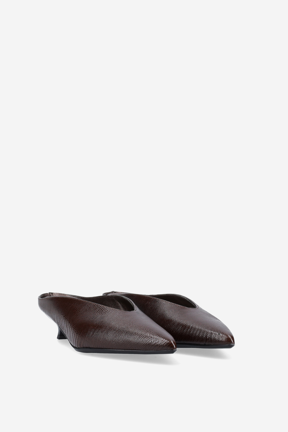 Ordinary leather mules