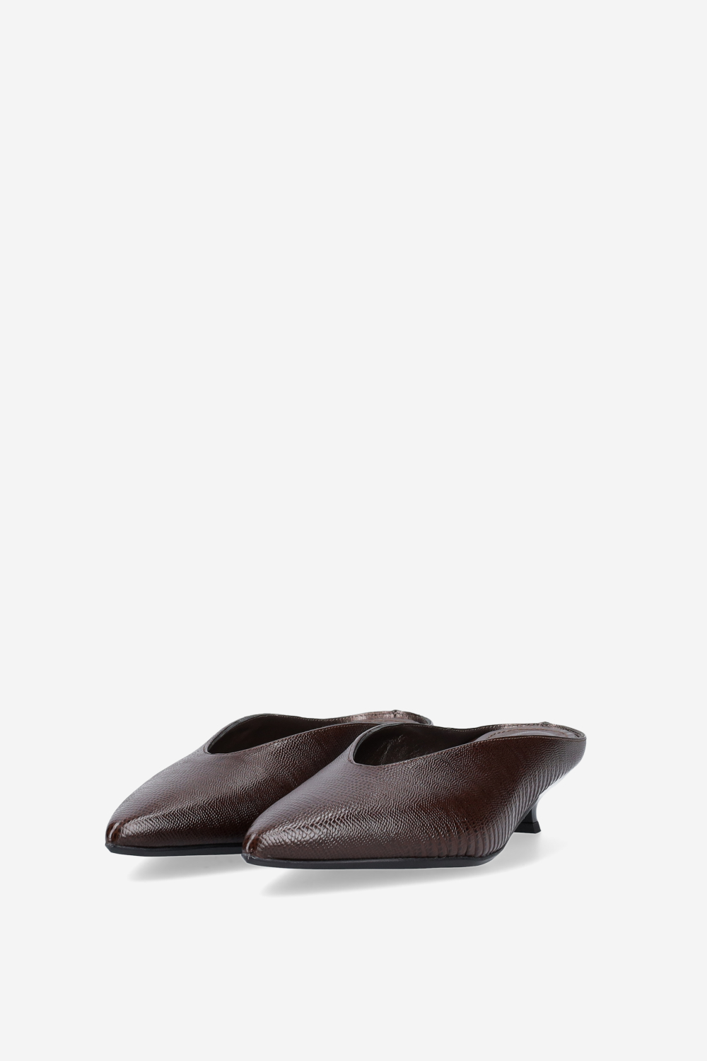 Ordinary leather mules