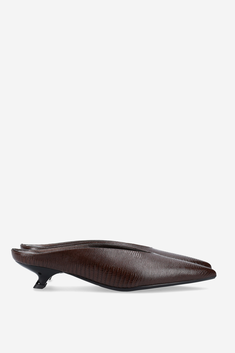 Ordinary leather mules