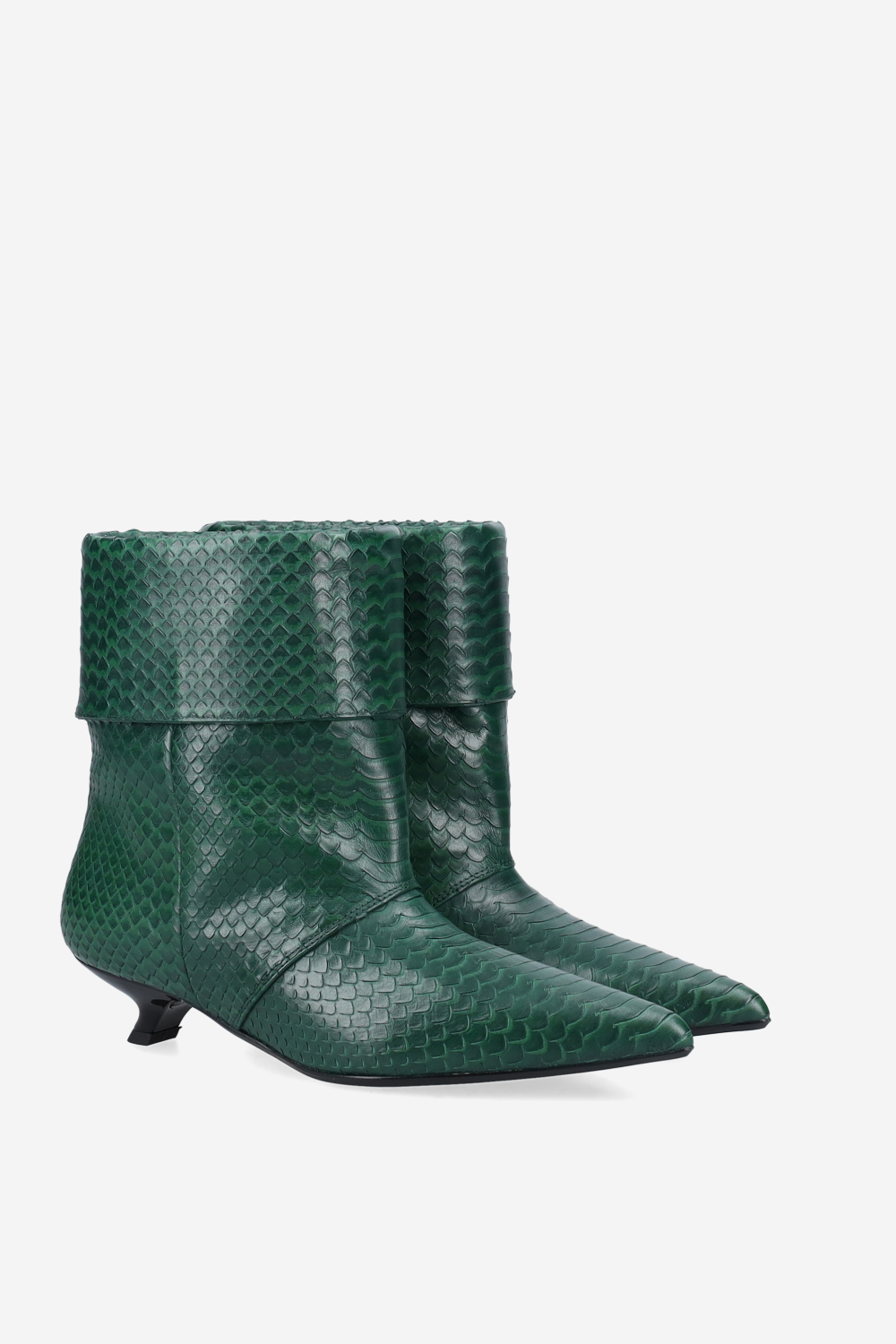Taboo leather ankle boots