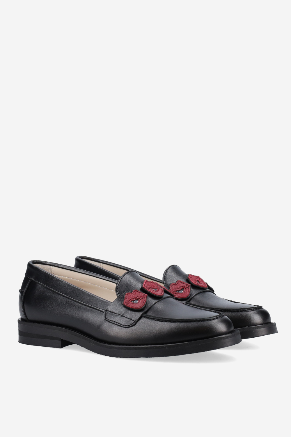 Wilde kisses leather penny loafers