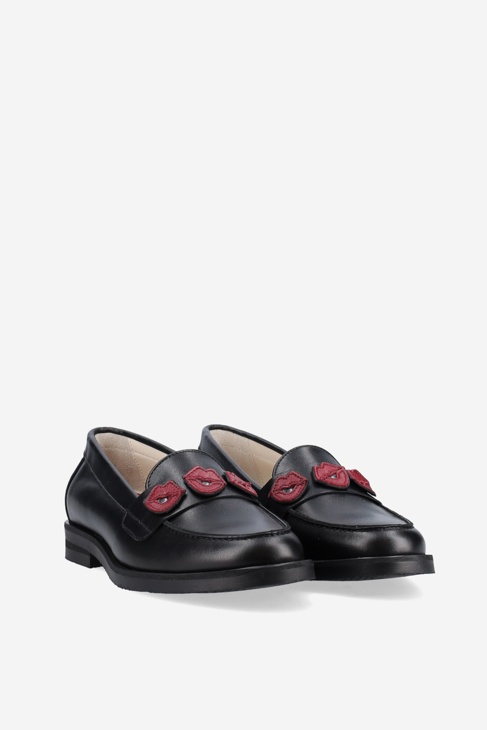 Wilde kisses leather penny loafers