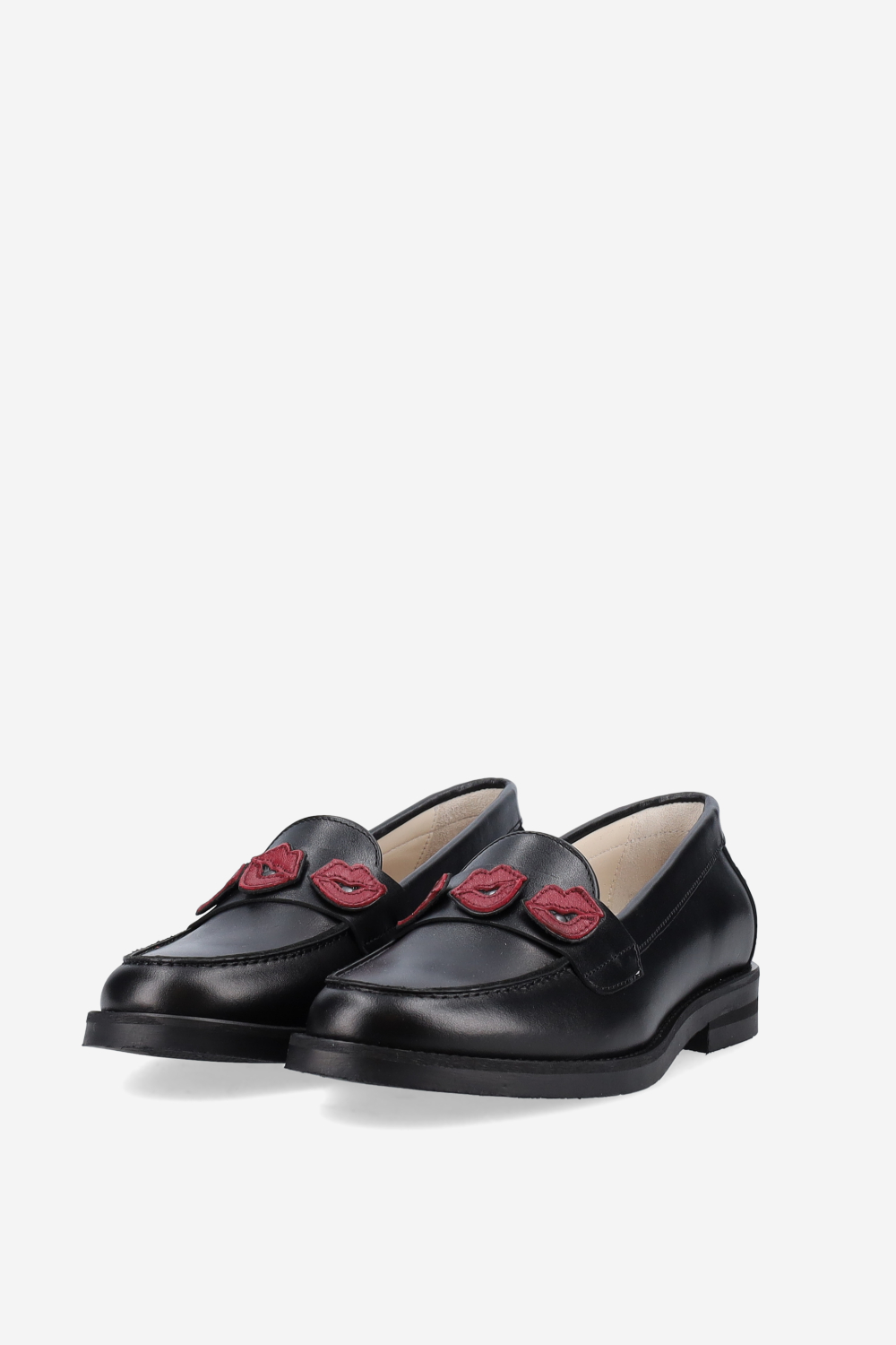 Wilde kisses leather penny loafers