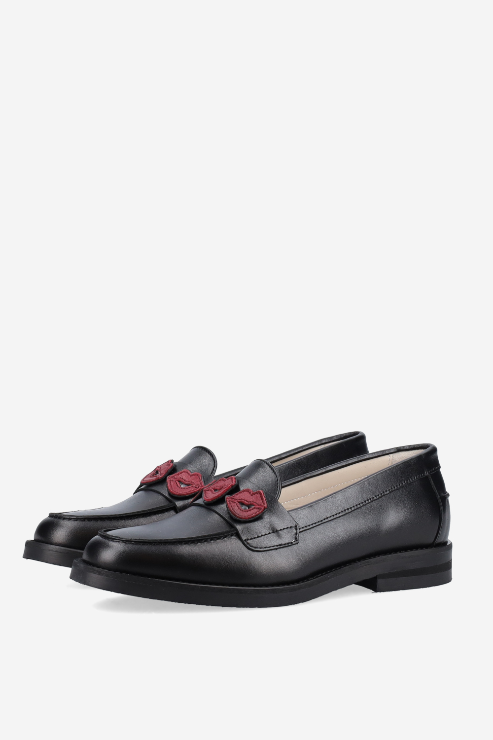 Wilde kisses leather penny loafers