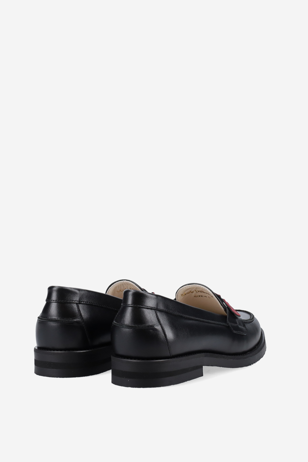 Wilde kisses leather penny loafers
