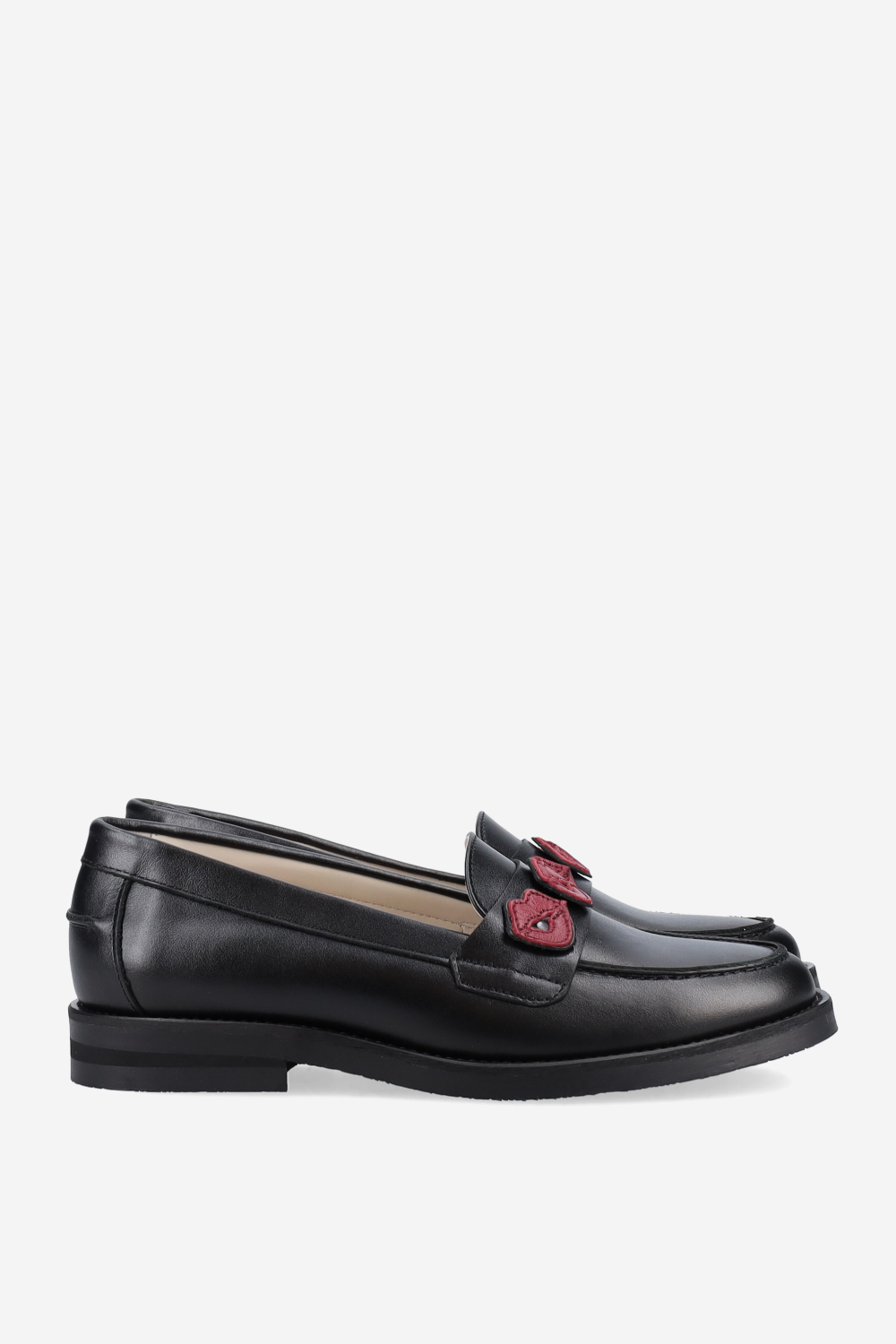 Wilde kisses leather penny loafers