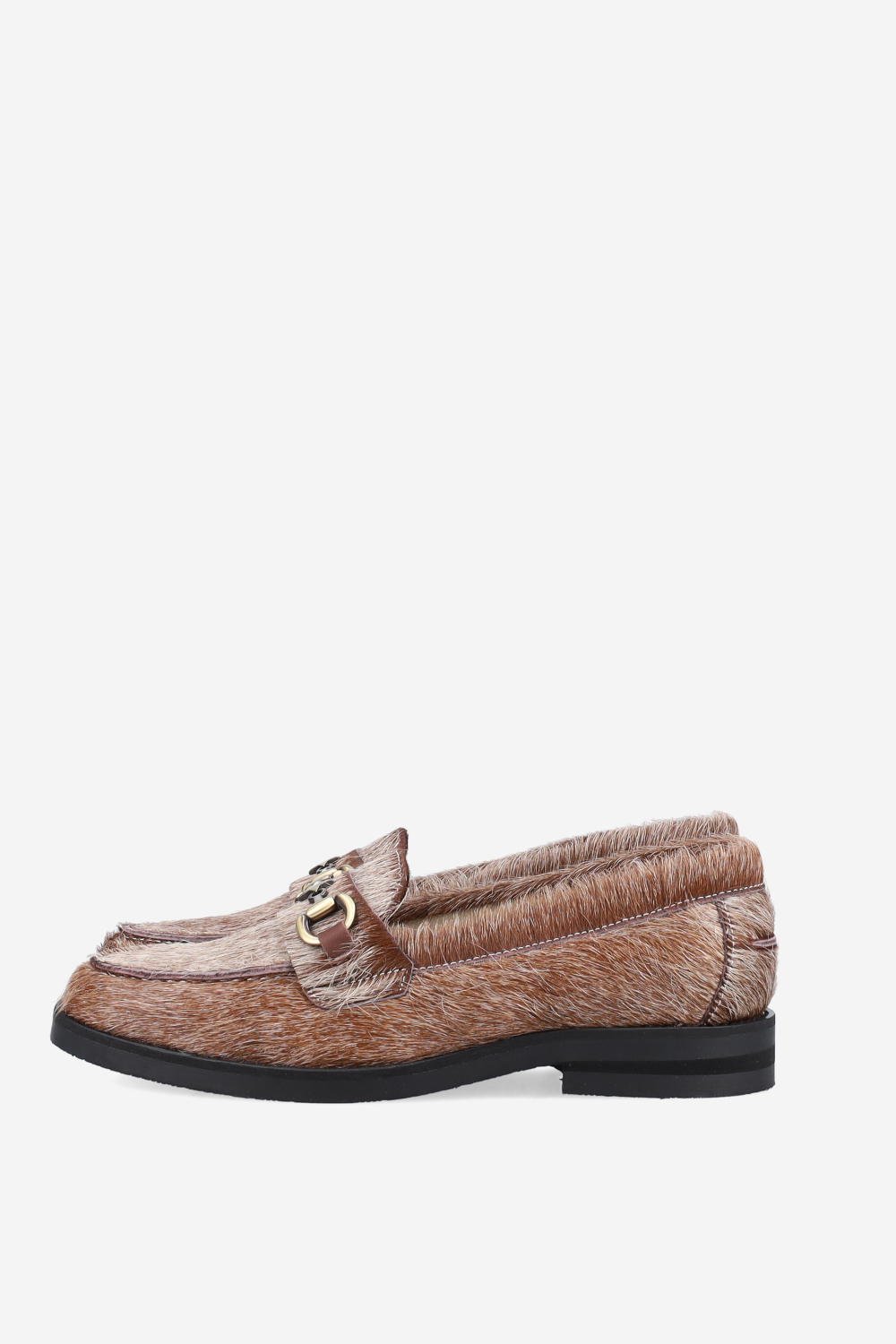 Wilde shewbacca calf hair bit loafers
