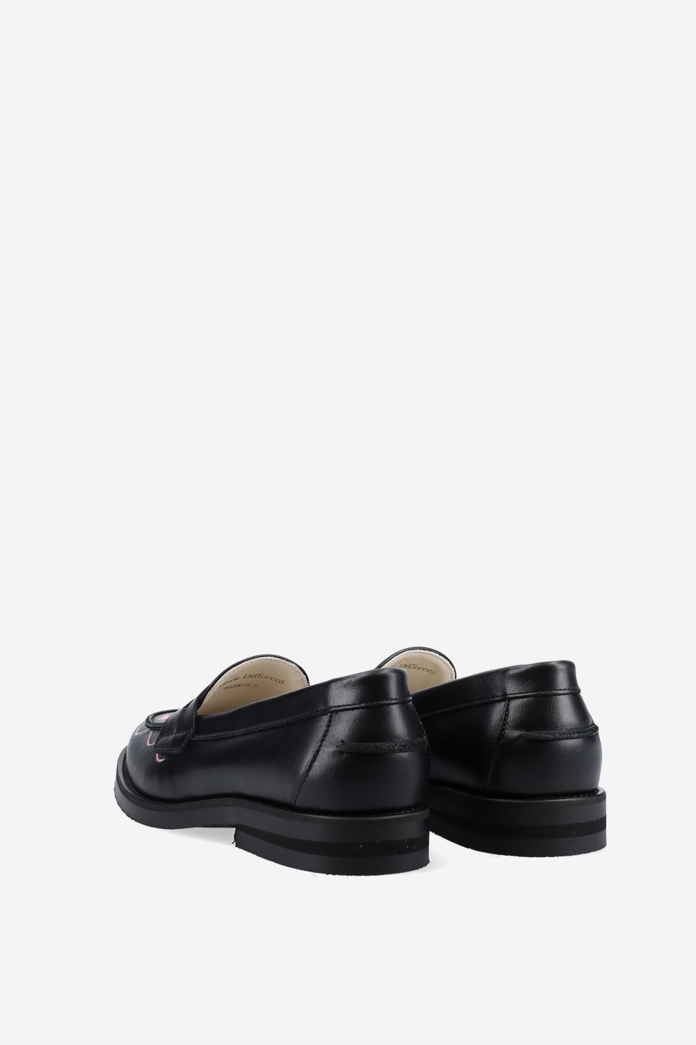Wilde pleasant dreams snake leather penny loafers