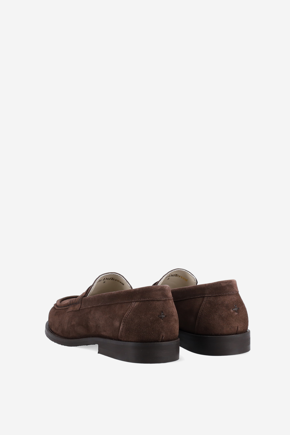 Willis chocolate suede penny loafers