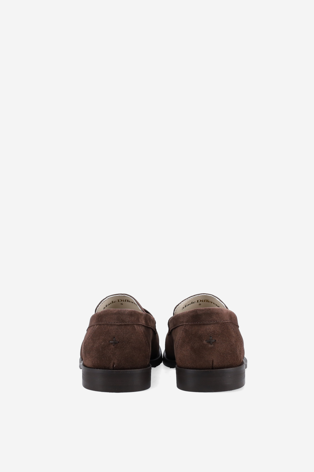 Willis chocolate suede penny loafers