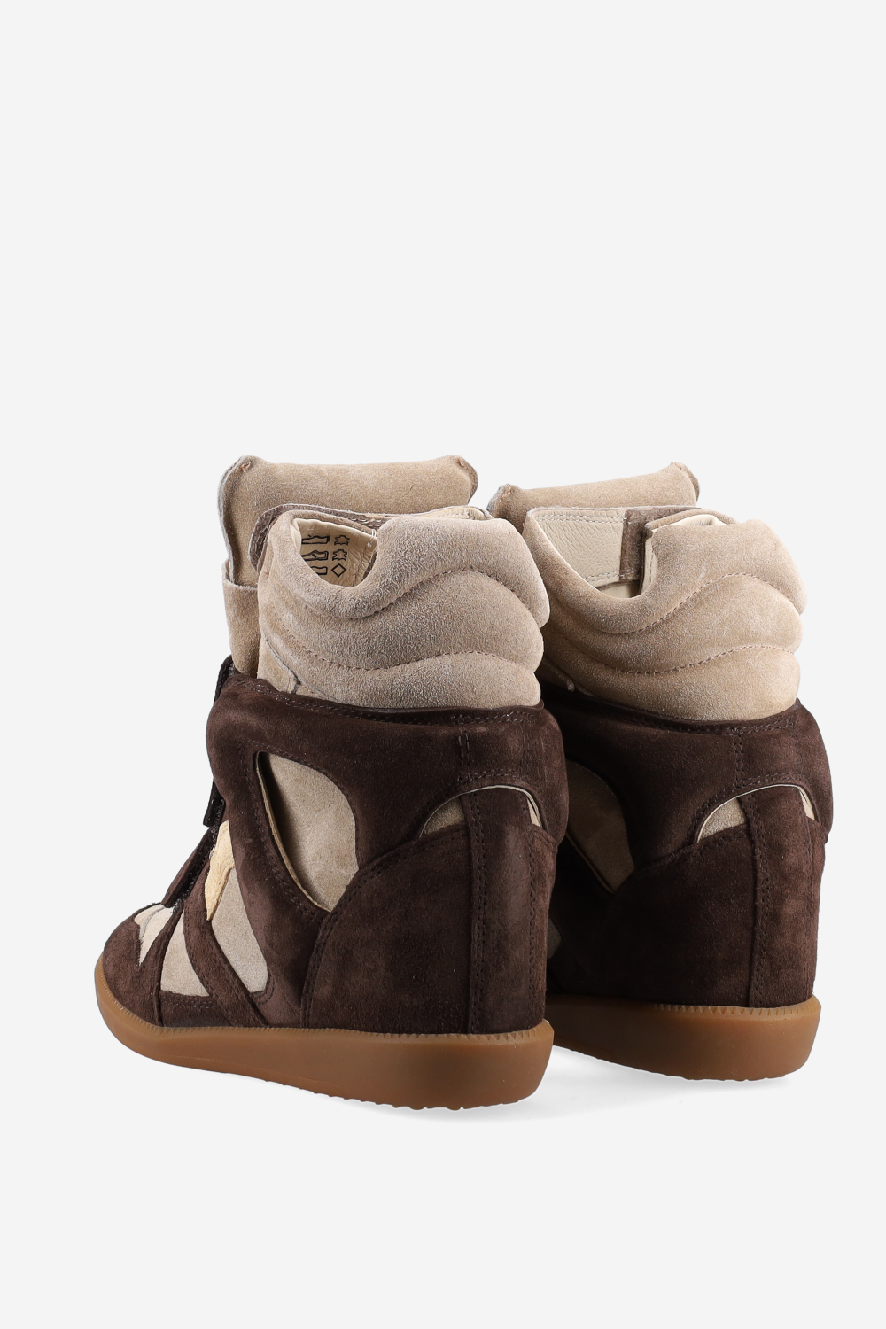 Bekett suede wedge sneaker