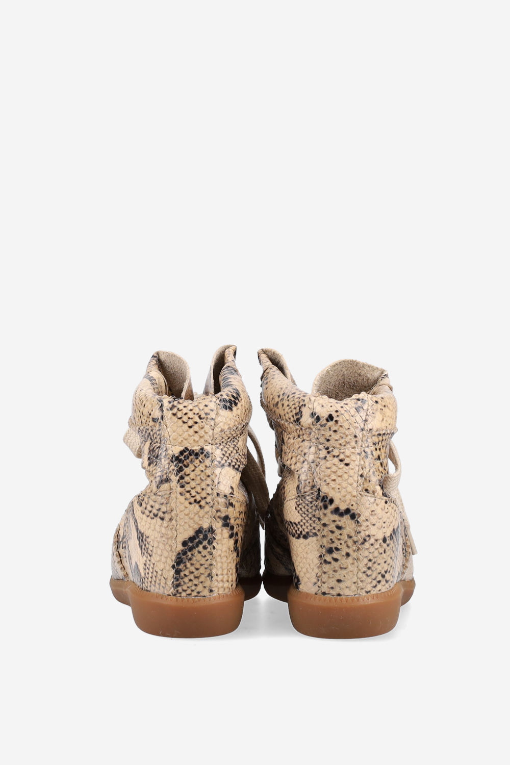 Bobby pitone leather sneakers