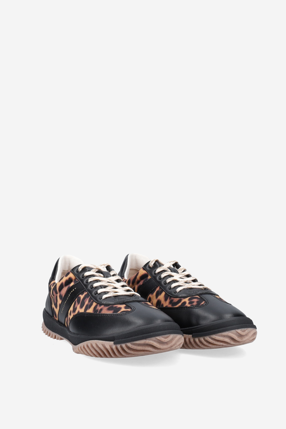 Leopard leather sneakers