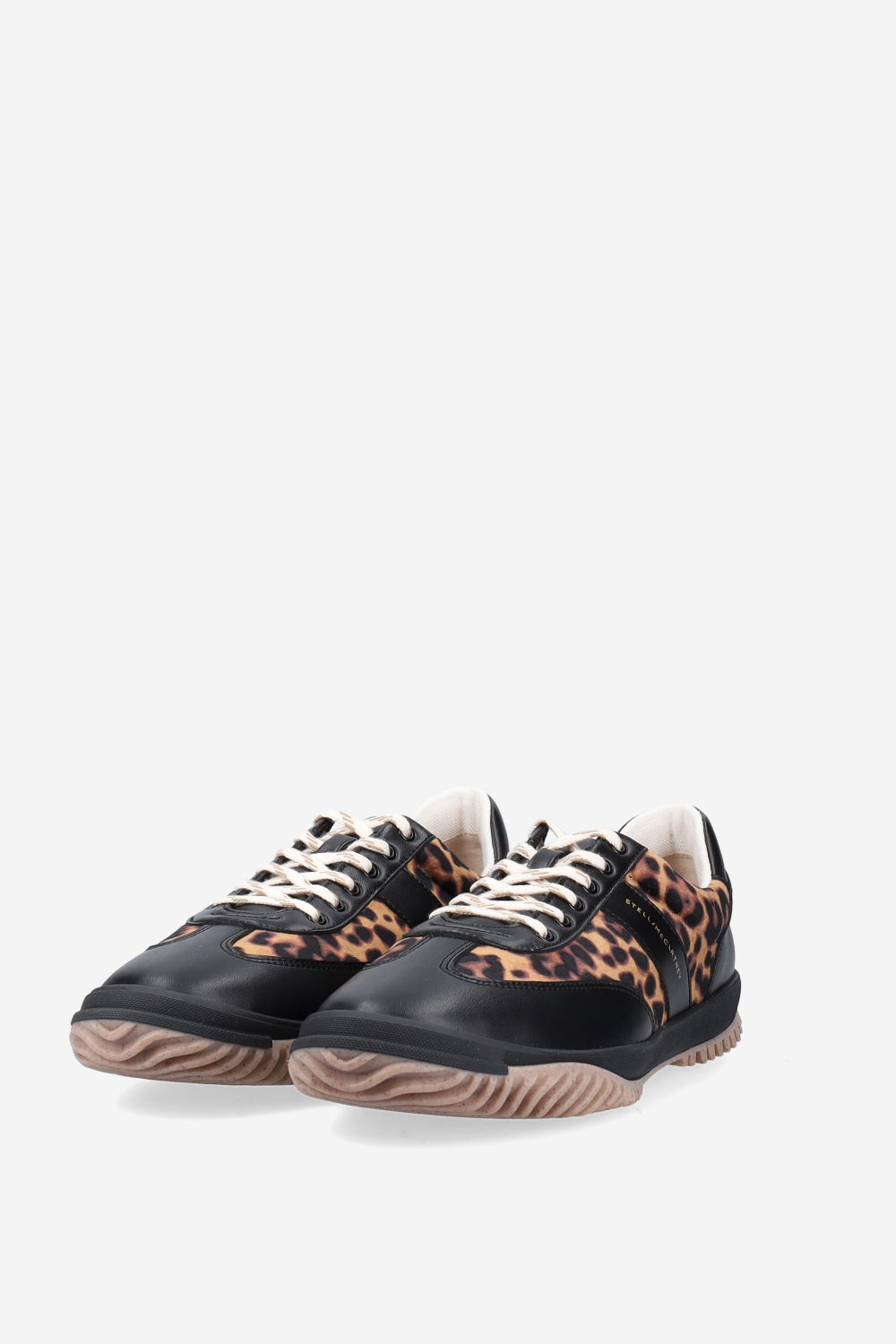 Leopard leather sneakers