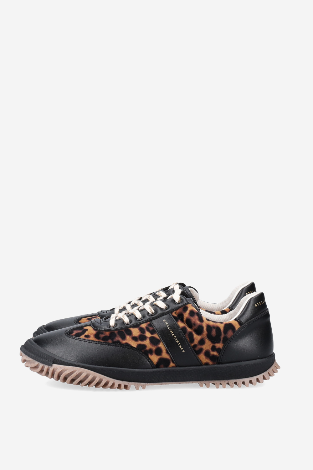 Leopard leather sneakers