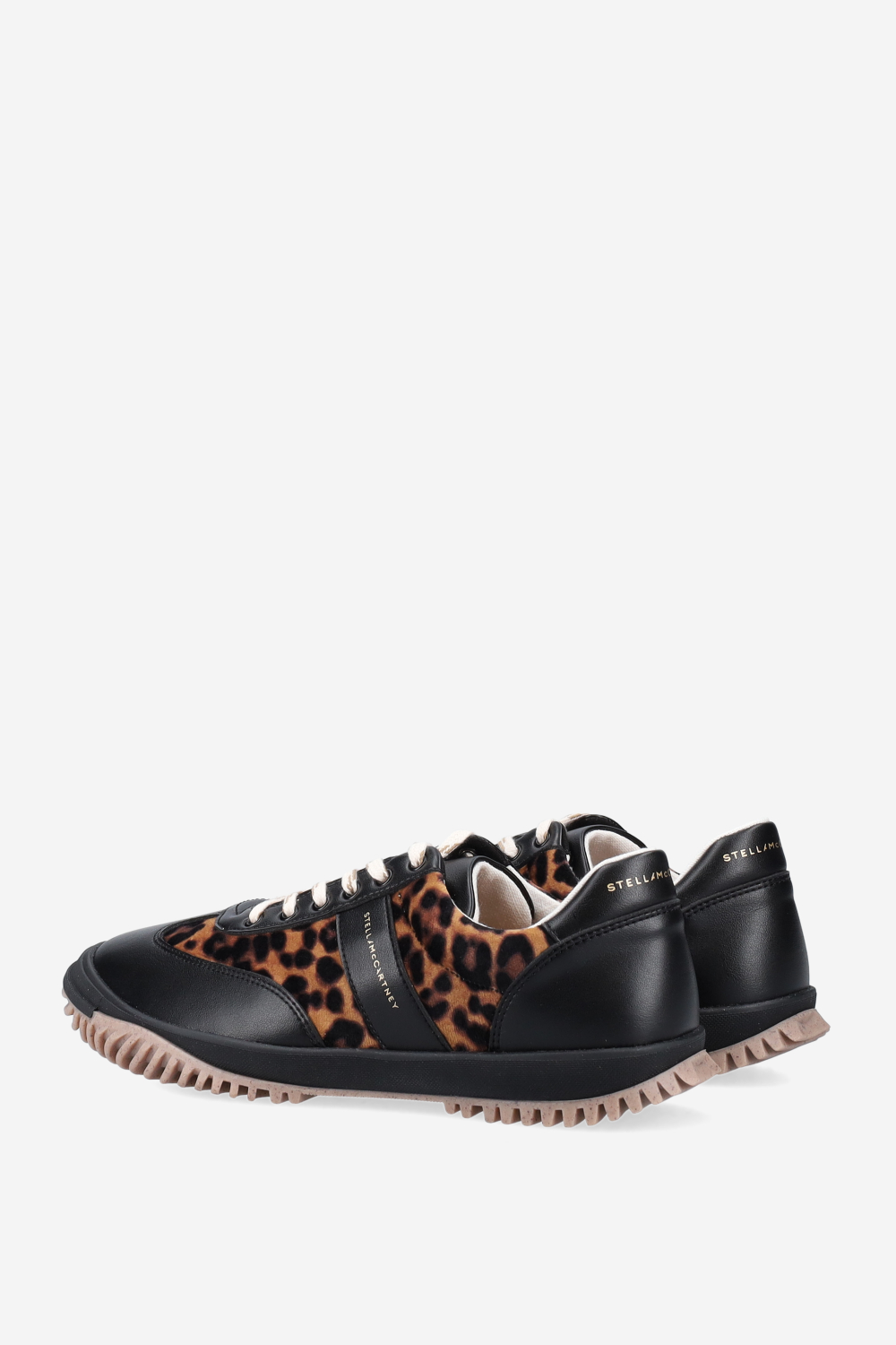 Leopard leather sneakers