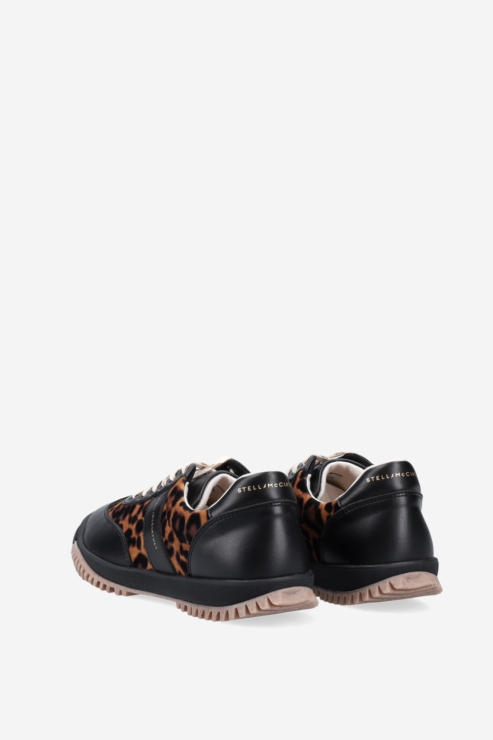 Leopard leather sneakers