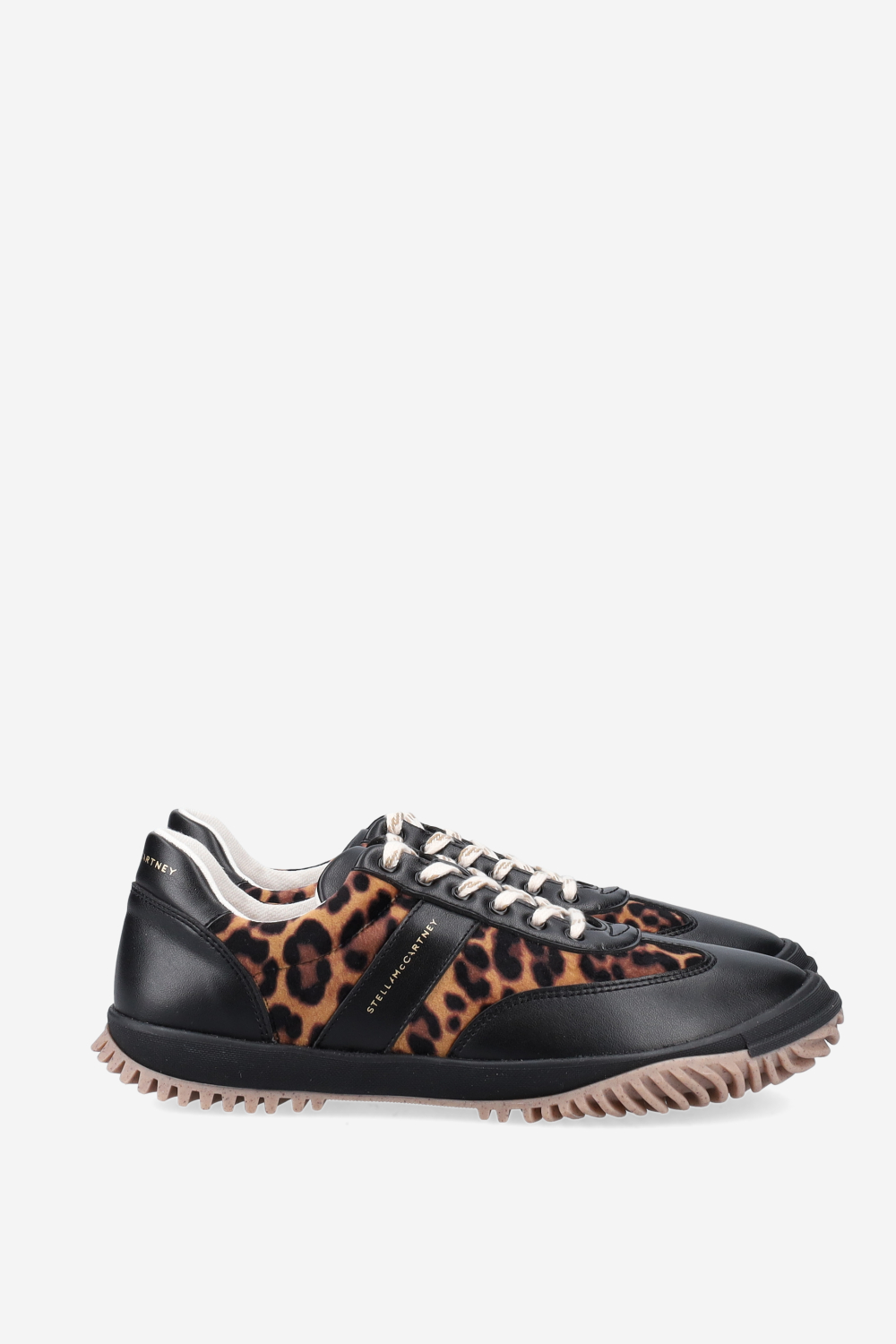 Leopard leather sneakers