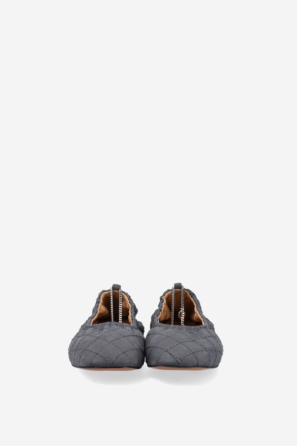 Alter suede flay quilting ballerinas