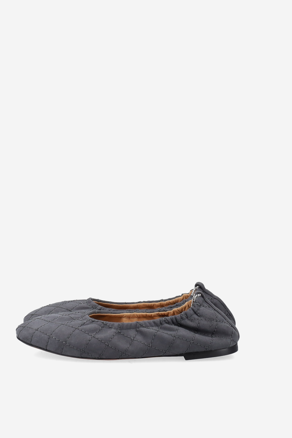 Alter suede flay quilting ballerinas