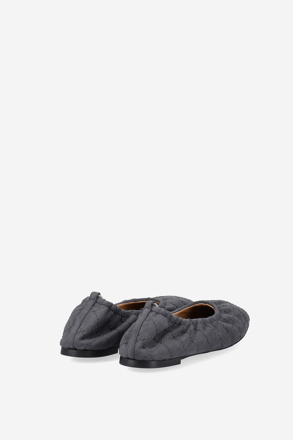 Alter suede flay quilting ballerinas