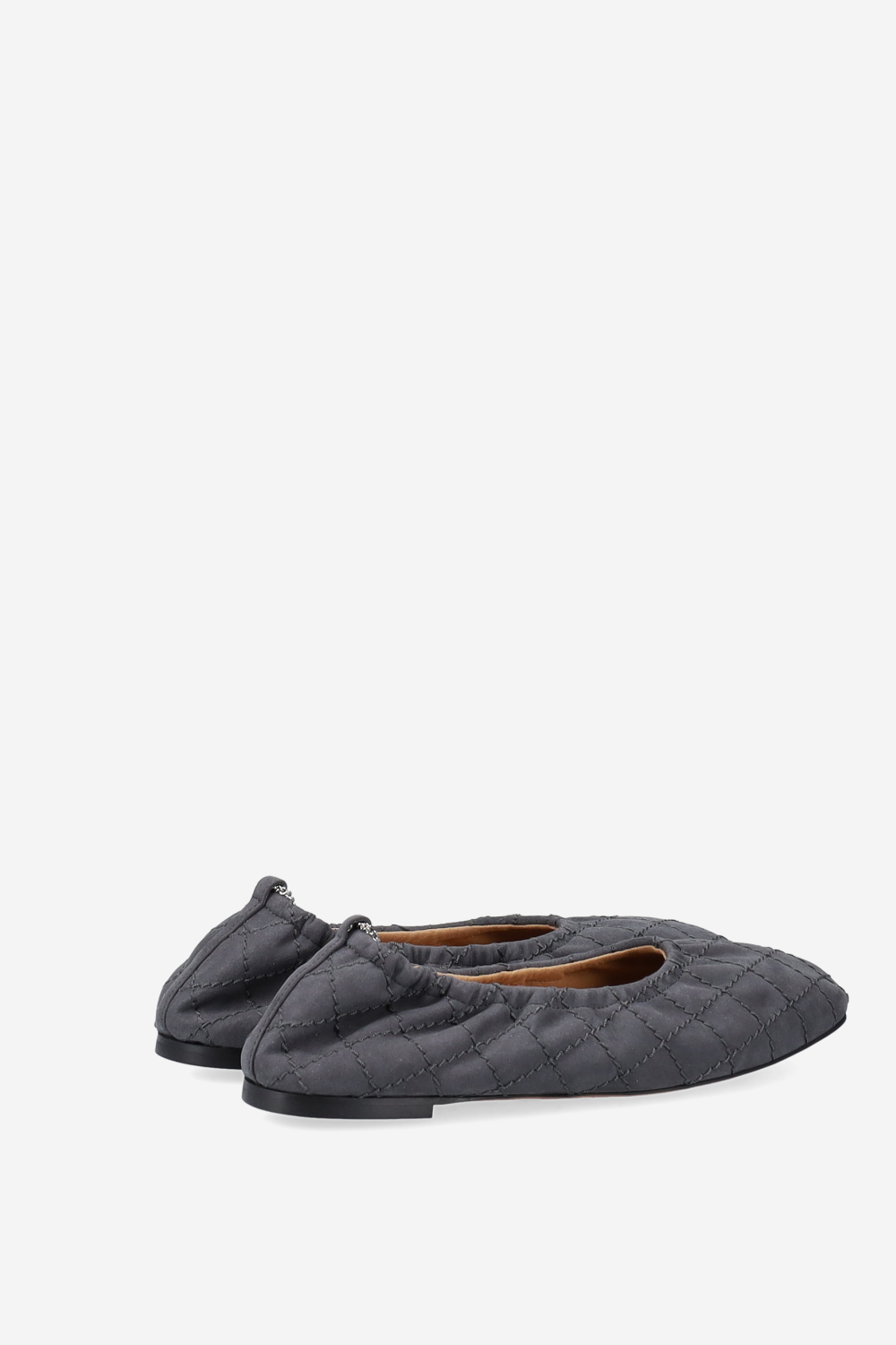 Alter suede flay quilting ballerinas
