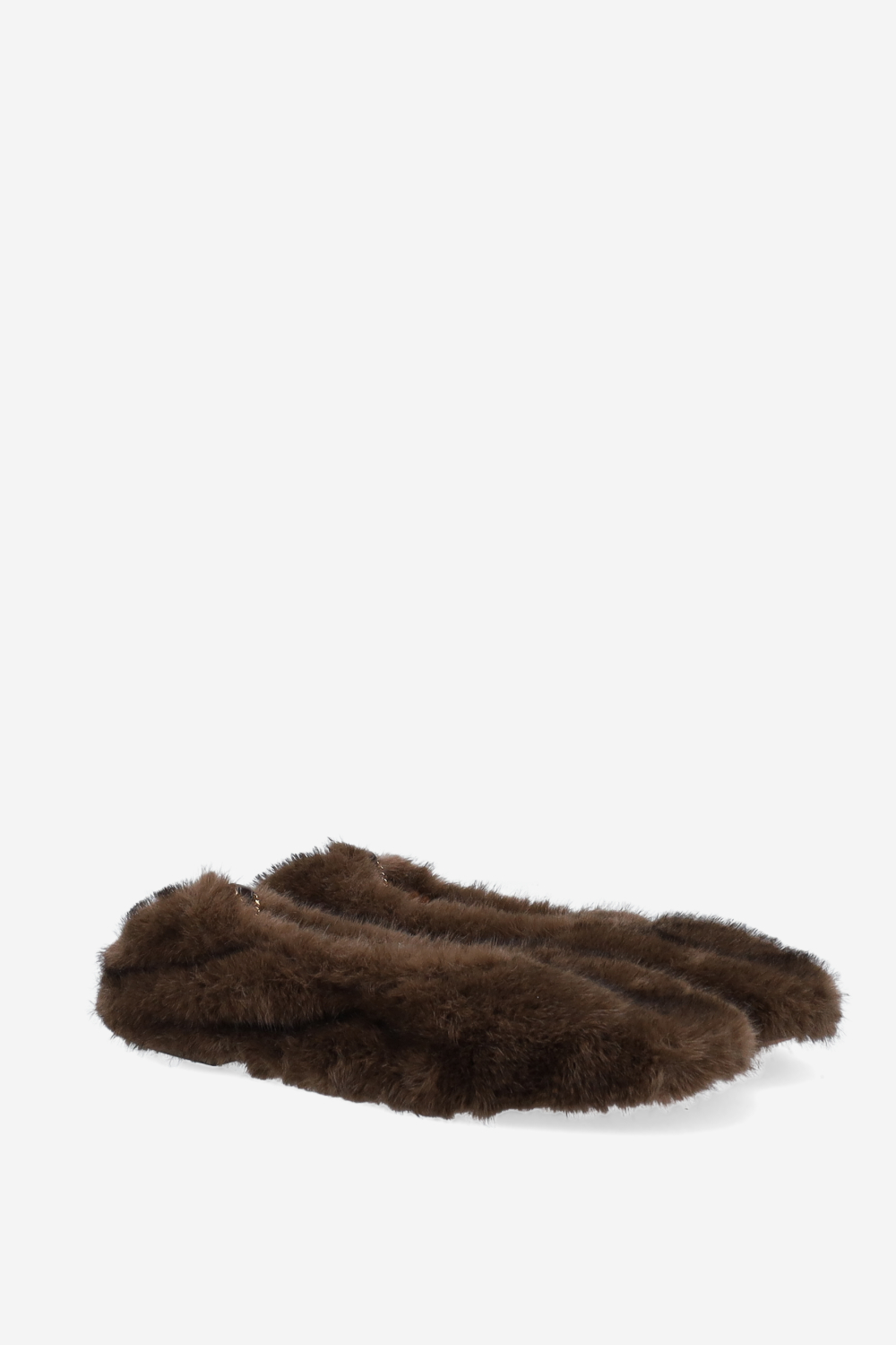 Pluche chain ballerinas