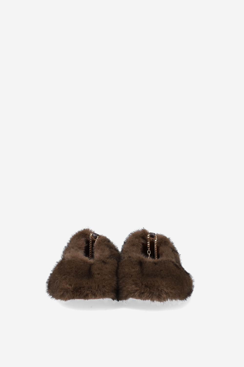 Pluche chain ballerinas