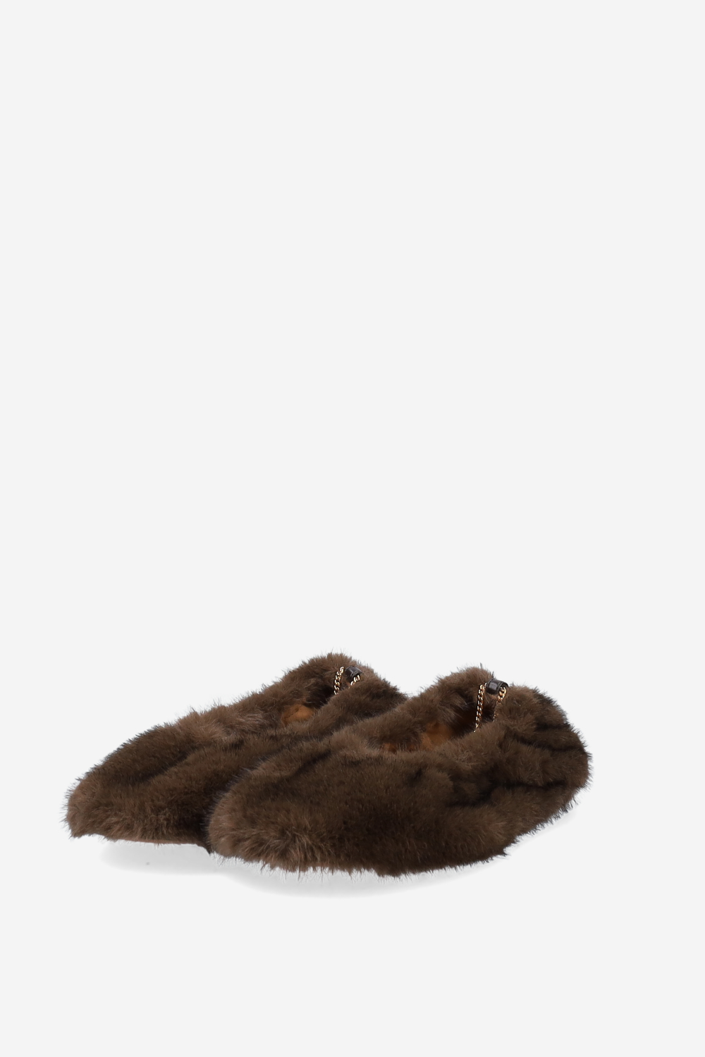 Pluche chain ballerinas
