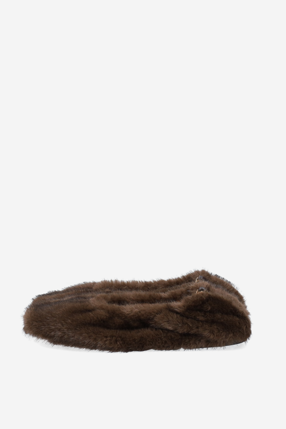 Pluche chain ballerinas
