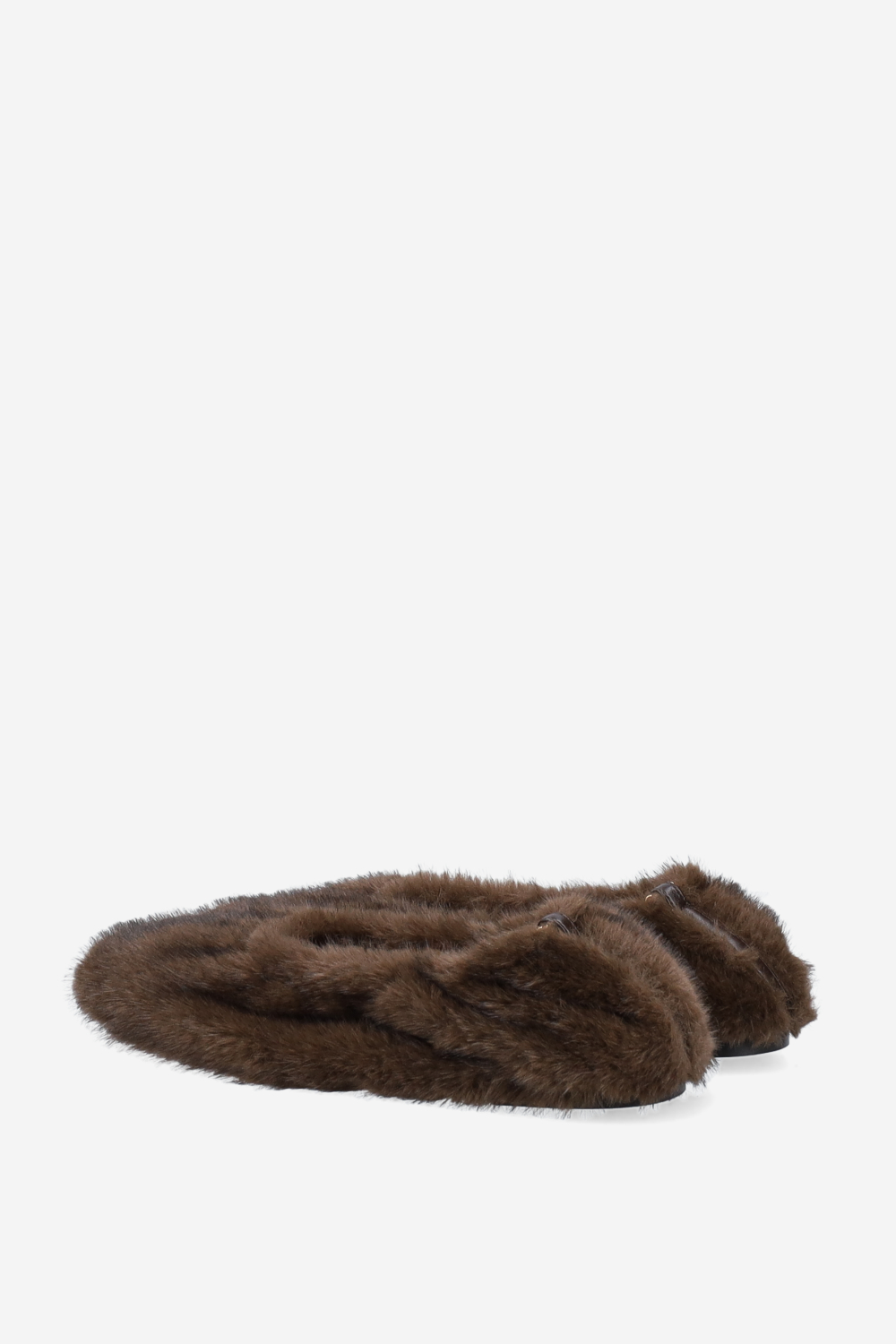 Pluche chain ballerinas