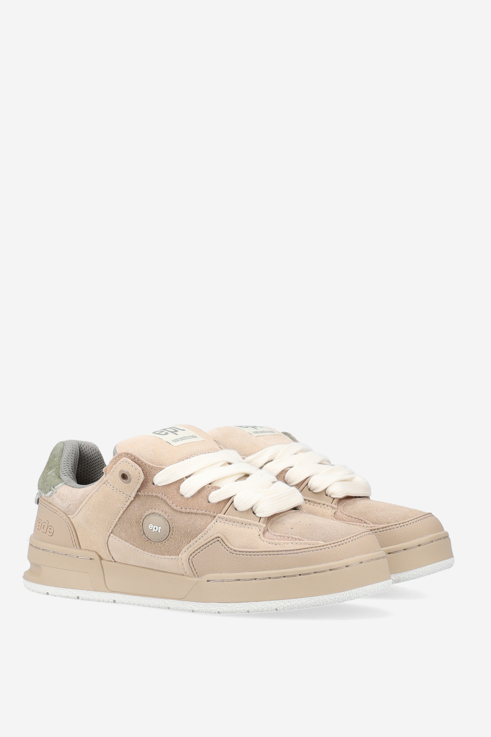Fat tongue suede sneakers