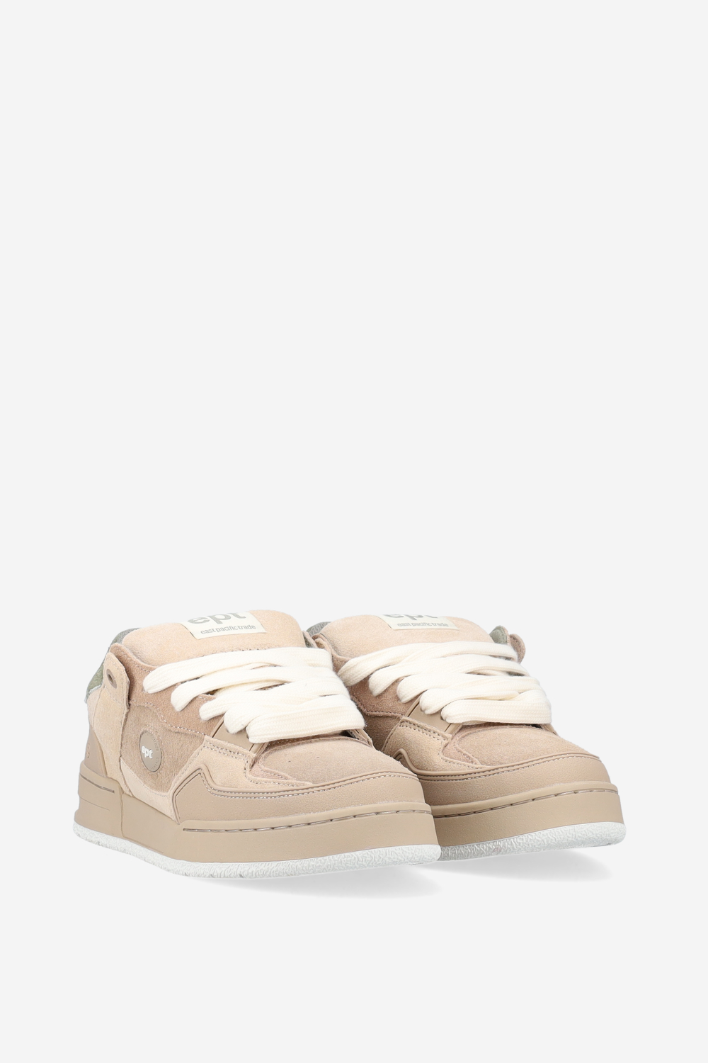 Fat tongue suede sneakers