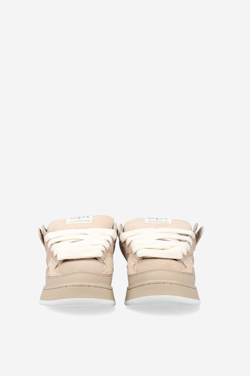 Fat tongue suede sneakers