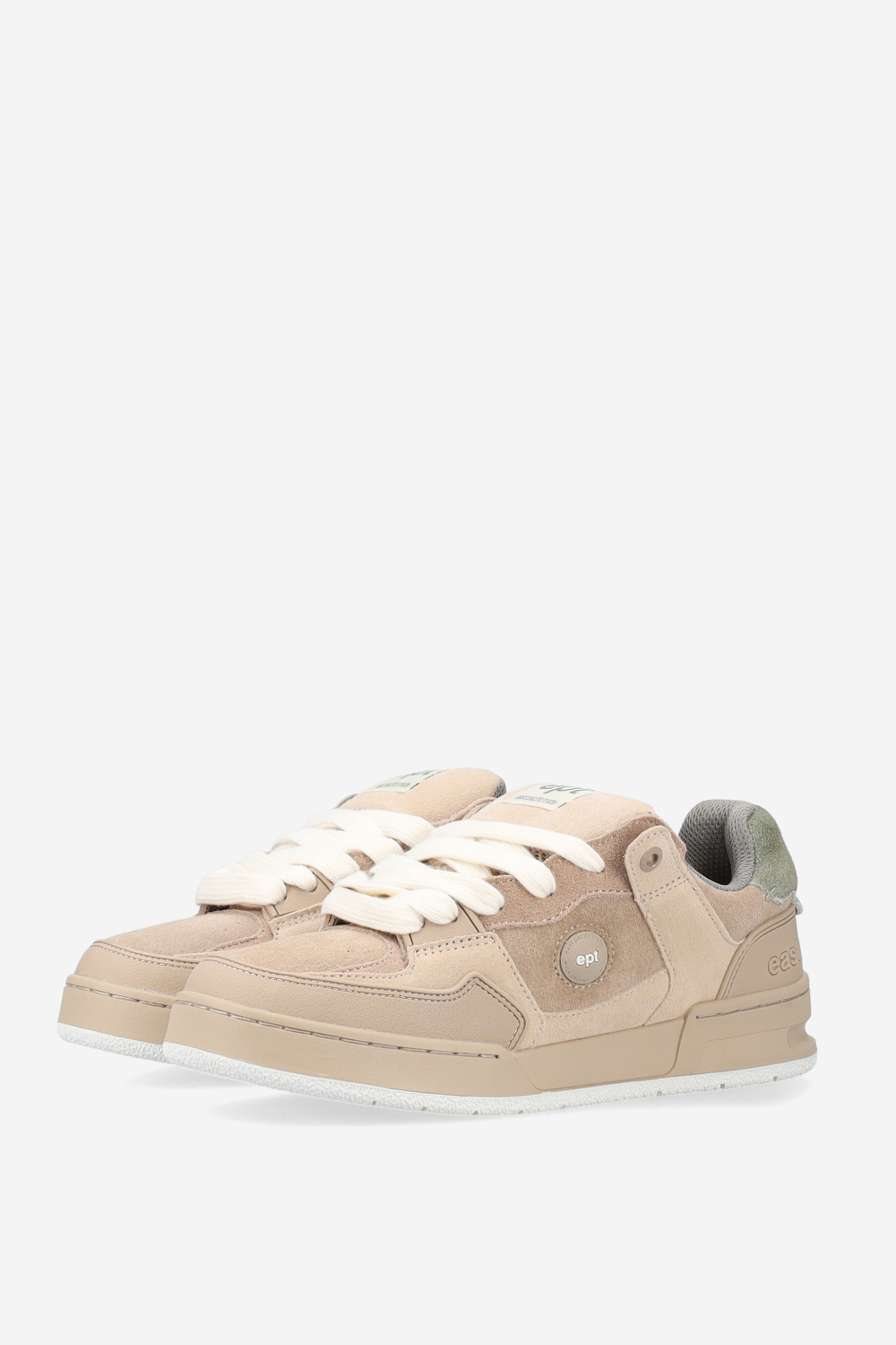 Fat tongue suede sneakers