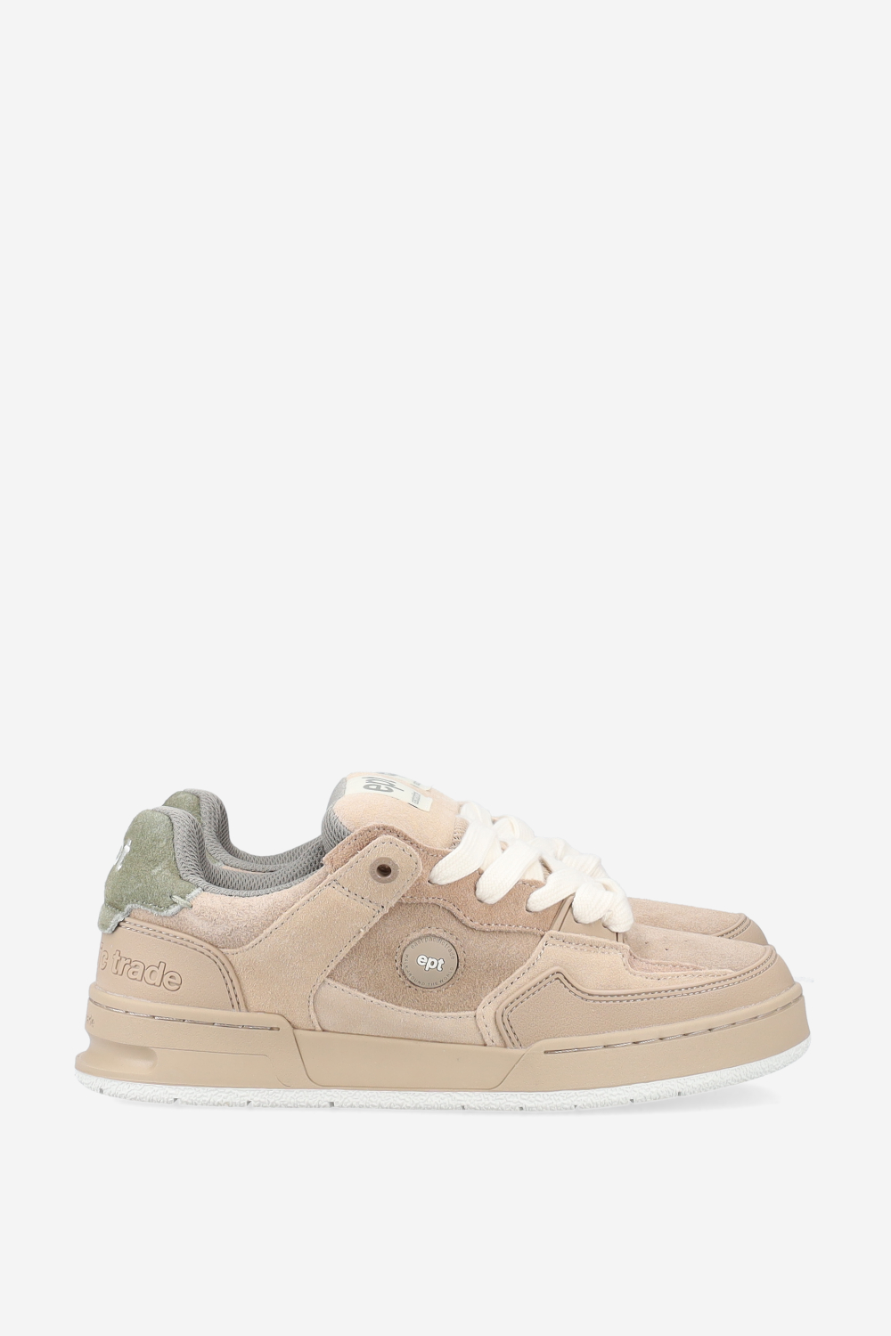Fat tongue suede sneakers